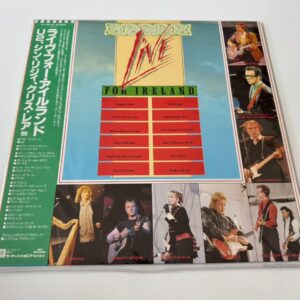[LP] Various - Live For Ireland w/OBI Promo P-13615  Japan vinyl