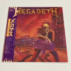 [LP] Megadeth - Peace Sells... w/OBI ECS-81773 PROMO WL Japan vinyl
