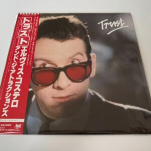 [LP] Elvis Costello & The Attractions - Trust w/OBI Promo P-10965X Japan vinyl