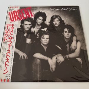 [LP] Urgent - Cast The First Stone w/OBI MHS-81737 Japan vinyl