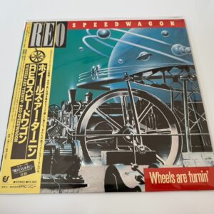 [LP] REO Speedwagon - Wheels Are Turnin' w/OBI 28•3P-557 Japan vinyl 2