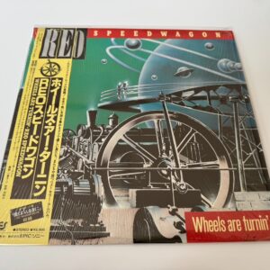 [LP] REO Speedwagon - Wheels Are Turnin' w/OBI shrink 28•3P-557 Japan vinyl