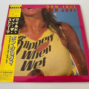 [LP] Bon Jovi - Slippery When Wet  w/OBI Message Card 28PP-1025 Japan vinyl