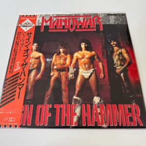 [LP] Manowar - Sign Of The Hammer w/OBI 28VB-1003 Japan vinyl