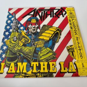 [LP] Anthrax - I Am The Law w/OBI Promo R15D-2062 Japan vinyl