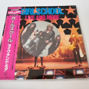 [LP] Girlschool - Live And More w/OBI VIP-5913 Japan vinyl