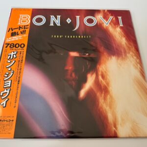 [LP]  Bon Jovi - 7800° Fahrenheit w/OBI 28PP-1001 Japan vinyl 2