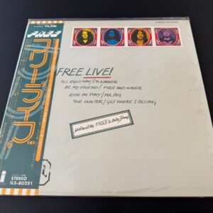 [LP] Free - Free Live w/OBI ILS-80251 Japan vinyl
