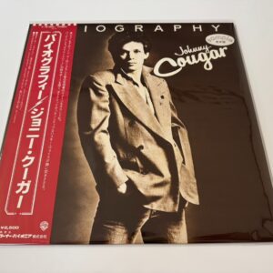 [LP] Johnny Cougar - A Biography  w/OBI Promo WL P-10780W Japan vinyl