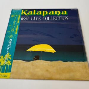 [LP] Kalapana - Best Live Collection  w/OBI Promo SUX-321-V Japan vinyl